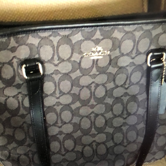Coach top zip tote - Picture 1 of 9
